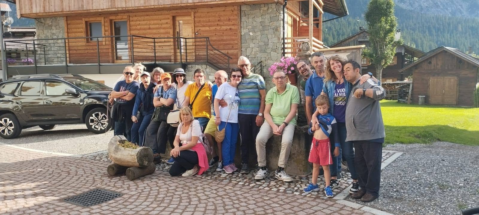 gruppo anffass in montagna