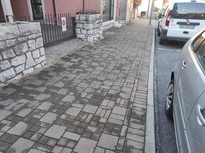 Passo carraio lungo il percorso