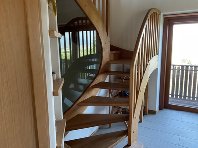 Scala di collegamento dei due piani della villa