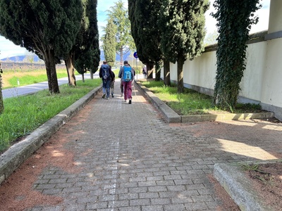 Photo 11 - Paved path adjacent to the city cemetery