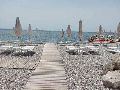 Da ingresso spiaggia a passerella