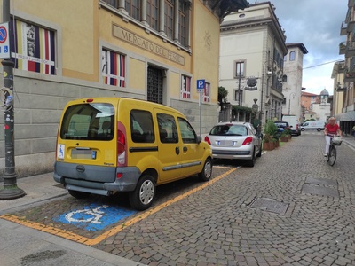 Stallo riservato in via Erasmo Valvason