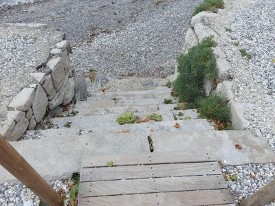 Scala per la spiaggia