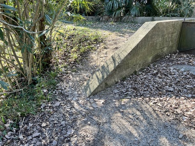 Photo 95 - Path obstructed by concrete wall