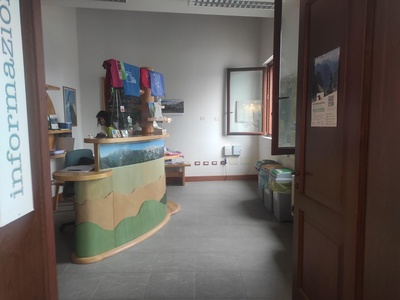 Piano terra, accoglienza e bookshop