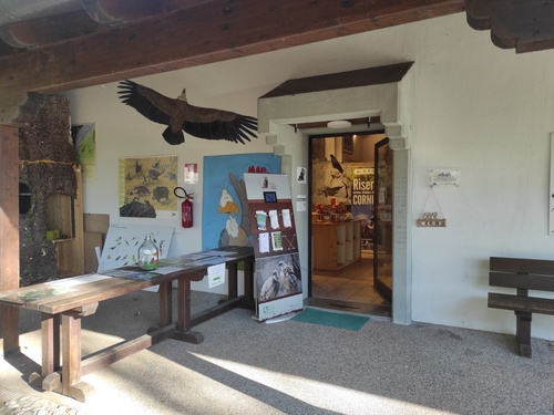 Visitor Center of the Cornino Lake Nature Reserve