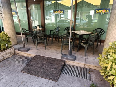 Rampa d'accesso su area esterna
