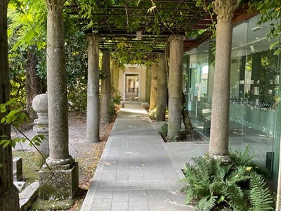 Percorso verso ingresso del museo