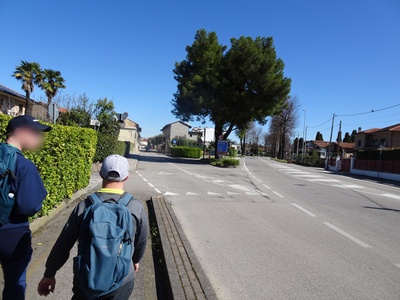 Photo 24 - Cycle path terminus at the junction with via Trieste