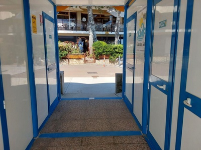 Da ingresso a bagno