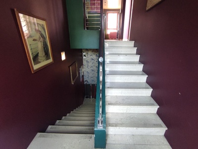 Scala, vista dal pianerottolo intermedio