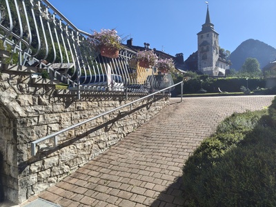 Percorso, dettaglio della rampa