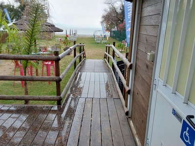 Rampa di accesso alla spiaggia