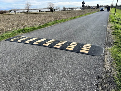 Photo 34 - Paved road with speed bumps