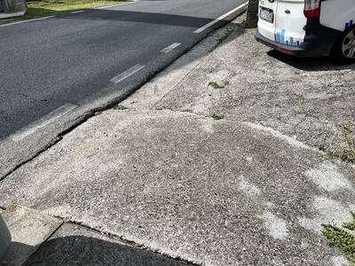 Photo 23 - Slightly uneven concrete ramp, slope 5 degrees