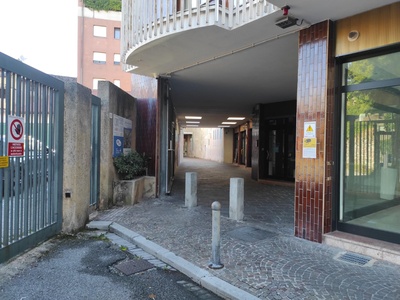 Ingresso da via Benedetto Croce