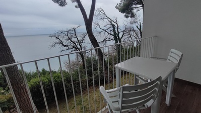 Vista dal balcone