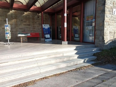 Ingresso, dettaglio della scala