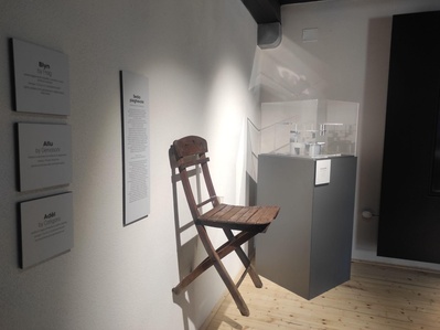 Piano II, dettaglio elementi in Esposizione 