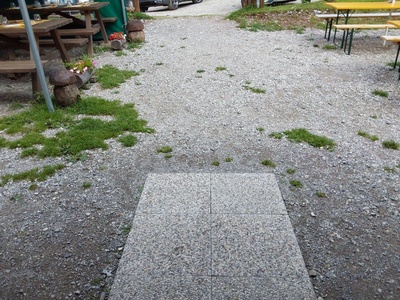 Percorso verso l'ingresso