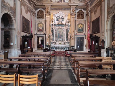 Interno, vista aula