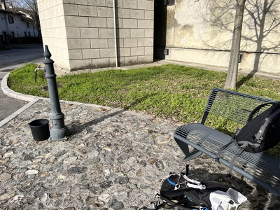 Photo 23 - Rest area with benches and drinking water fountain