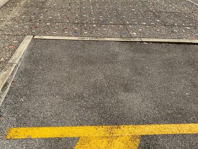 Collegamento con percorso pedonale con dislivello variabile