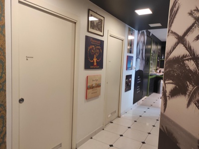 Bagno, porta esterna