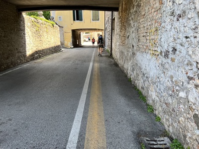 Foto 71 - Tratto di sede stradale riservato alla pista ciclopedonale