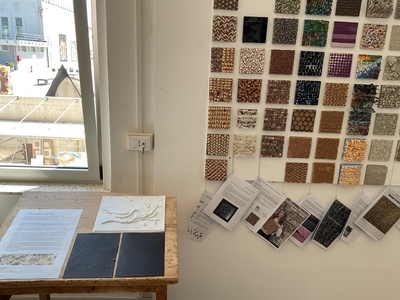 Aula con materiali tattili