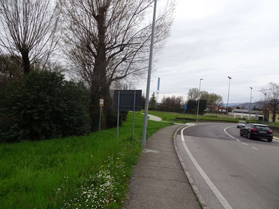 Photo 2 - Start of the path on a concrete sidewalk