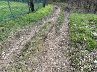 Photo 15 - Very uneven downhill section with large stones and deep ruts