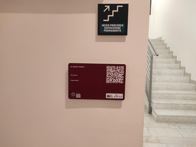 QRCode puntuale su una sala