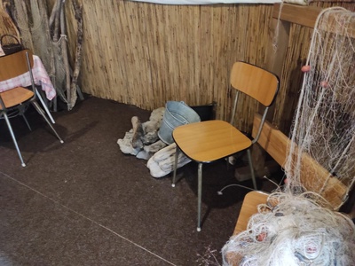 Sala piccola, dettaglio oggetti esposti