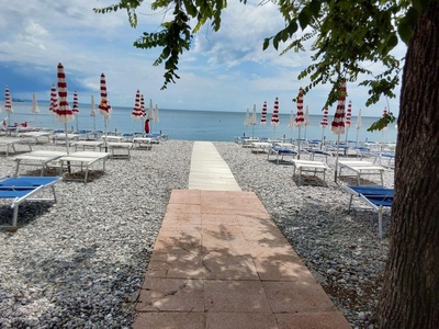 Percorso passerella-spiaggia