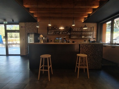 Bar, dettaglio del bancone
