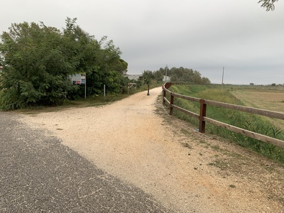 Fine/Inizio del percorso dalla strada chiusa di Via Pantanel