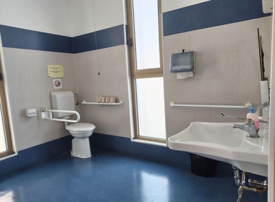 Servizio igienico, vista wc