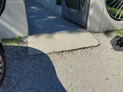 Rampa su parcheggio 