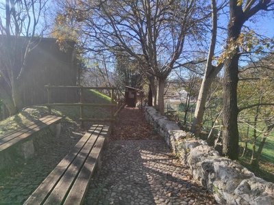 Percorso verso osservatorio "cervo"