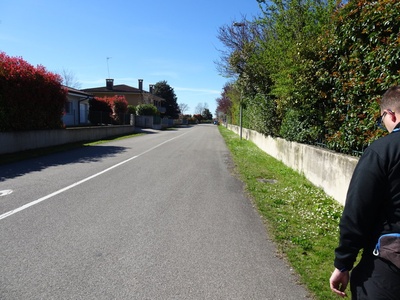 Photo 5 - Paved road without sidewalk but with very low traffic frequency