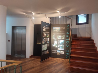 Piano primo, pannelli esplicativi 