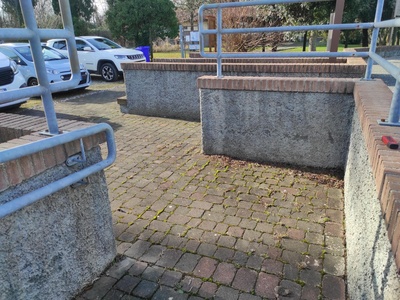 Rampa arrivo al piano del secondo parcheggio