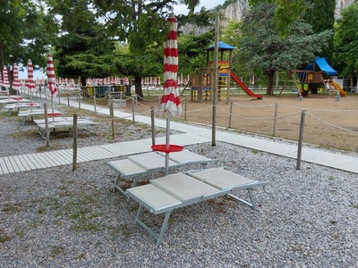 Passerella-ombrellone