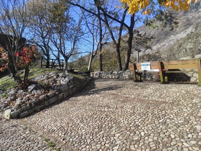 Rampa verso la zona osservatori