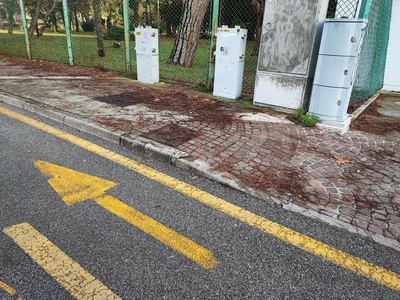 Rampa di raccordo con il percorso pedonale